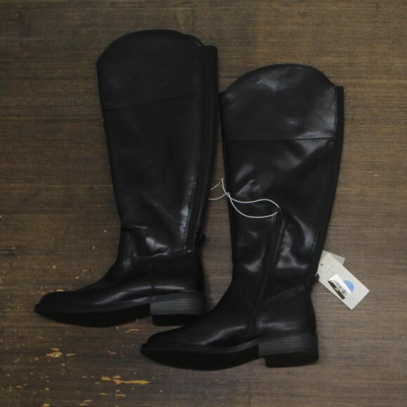A New Day Womens Sienna Tall Dress Boots 88391444 Black 7M - Picture 1 of 10